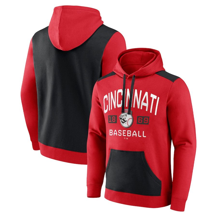 Men 2023 MLB Cincinnati Reds red Sweatshirt style 2